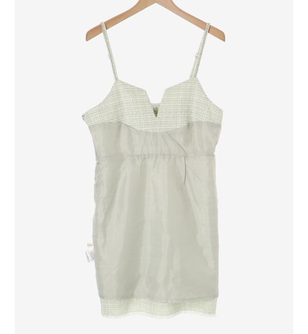 MAJESTICLEGON「ツイードミニキャミワンピ」|ワンピース|