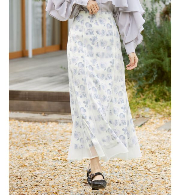 MAJESTICLEGON「シアーレイヤードマーメイドスカート」|スカート|