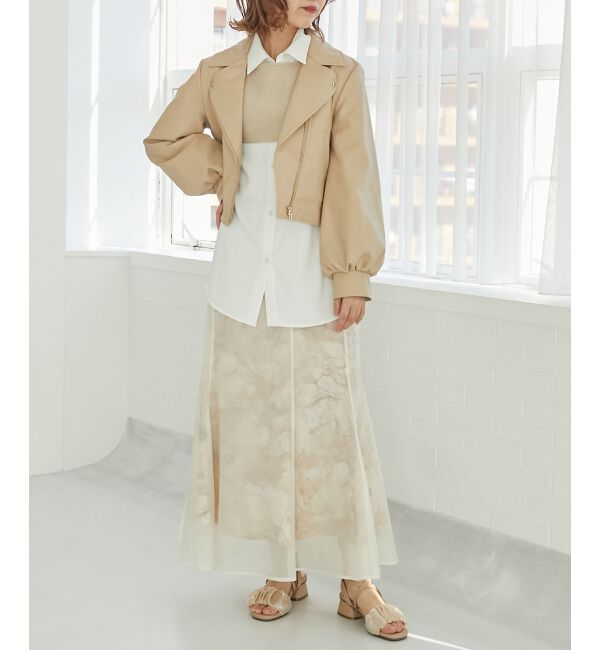 MAJESTICLEGON「シアーレイヤードマーメイドスカート」|スカート|