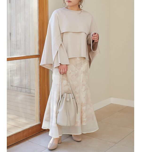 MAJESTICLEGON「シアーレイヤードマーメイドスカート」|スカート|