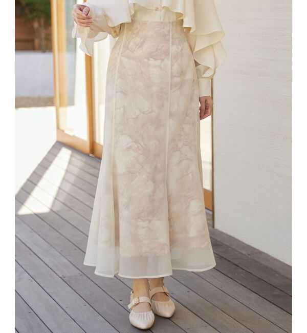 MAJESTICLEGON「シアーレイヤードマーメイドスカート」|スカート|