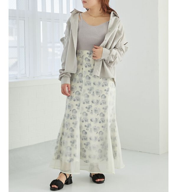 MAJESTICLEGON「シアーレイヤードマーメイドスカート」|スカート|