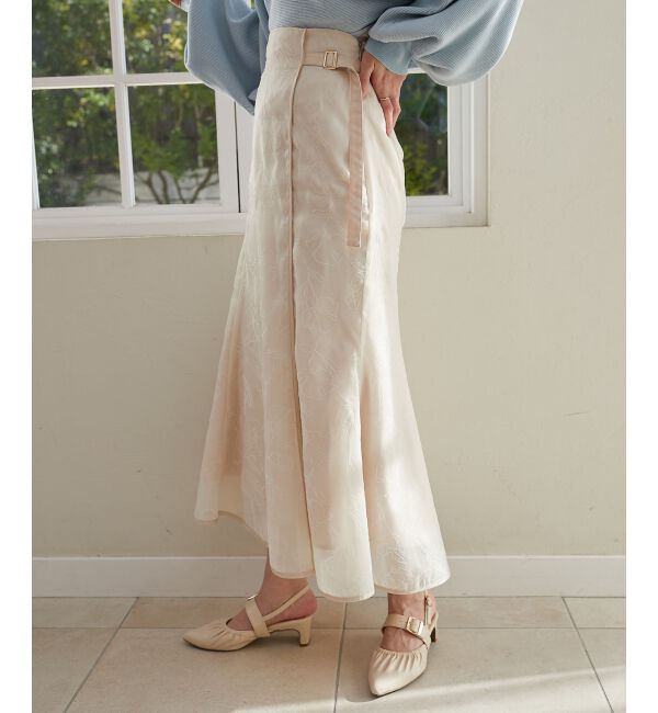 MAJESTICLEGON「フロッキーフラワーマーメイドスカート」|スカート|