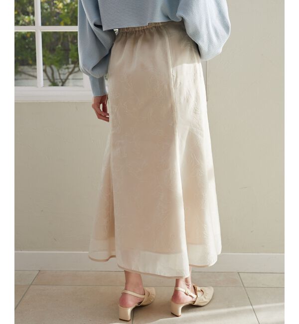 MAJESTICLEGON「フロッキーフラワーマーメイドスカート」|スカート|