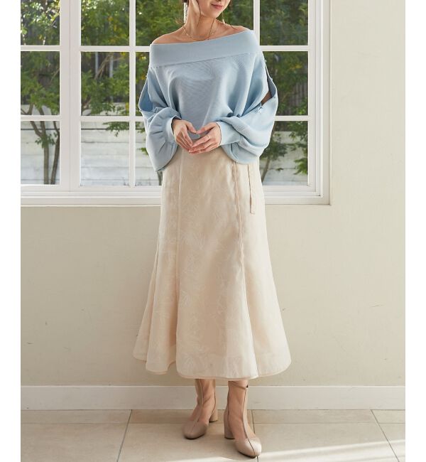 MAJESTICLEGON「フロッキーフラワーマーメイドスカート」|スカート|