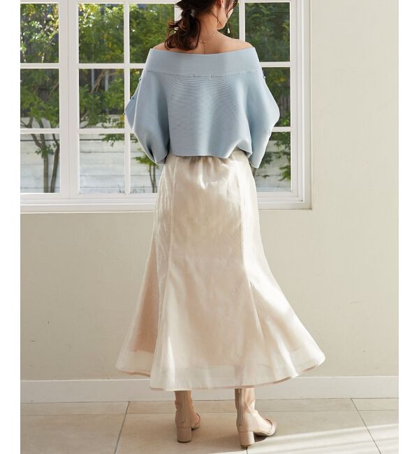 MAJESTICLEGON「フロッキーフラワーマーメイドスカート」|スカート|