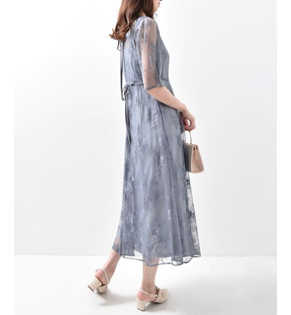 MAJESTICLEGON「バックダブルリボンドレス」|ドレス|