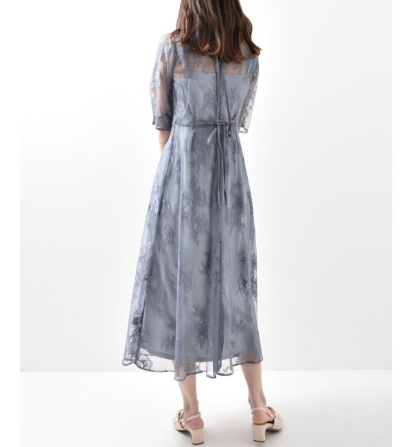 MAJESTICLEGON「バックダブルリボンドレス」|ドレス|