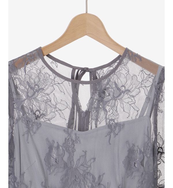 MAJESTICLEGON「バックダブルリボンドレス」|ドレス|