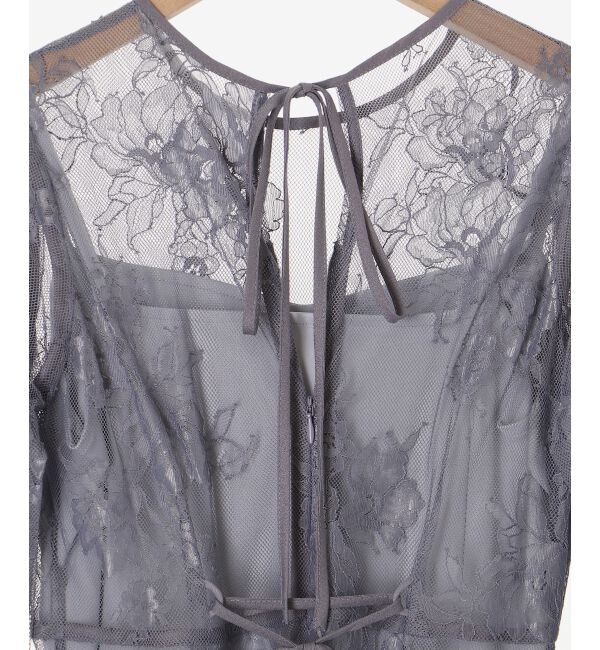 MAJESTICLEGON「バックダブルリボンドレス」|ドレス|