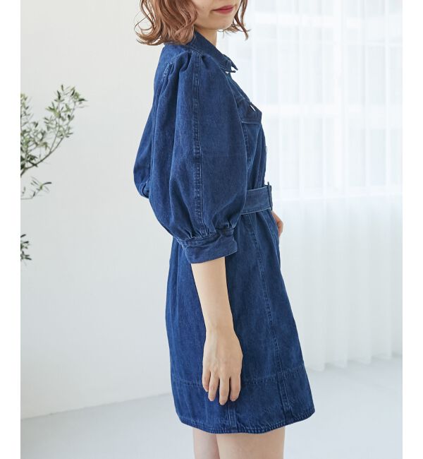 MAJESTICLEGON「デニムミニワンピース」|ワンピース|