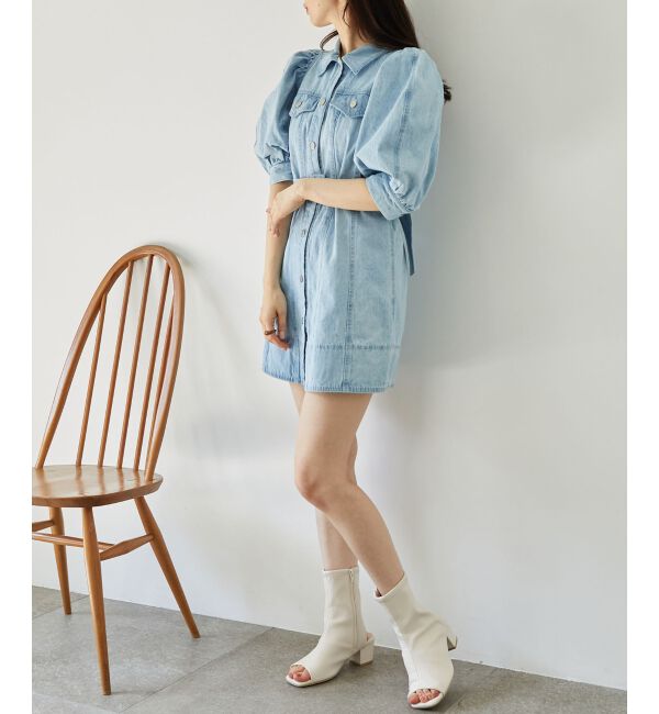 MAJESTICLEGON「デニムミニワンピース」|ワンピース|