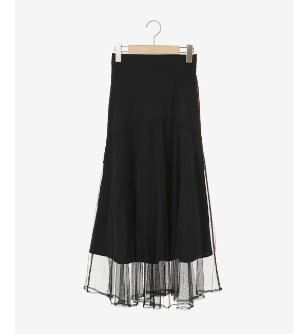  「チュールレイヤードシアースカート」|スカート|