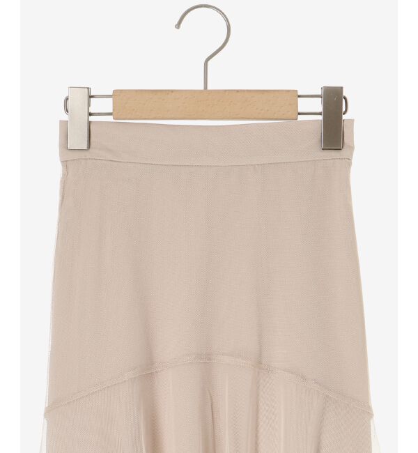  「チュールレイヤードシアースカート」|スカート|