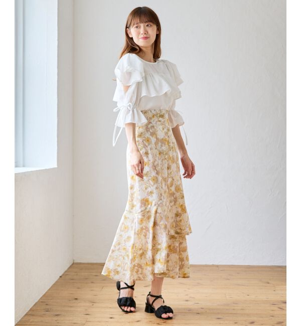 MAJESTICLEGON「キャンディスリーブフリルブラウス」|シャツ・ブラウス|