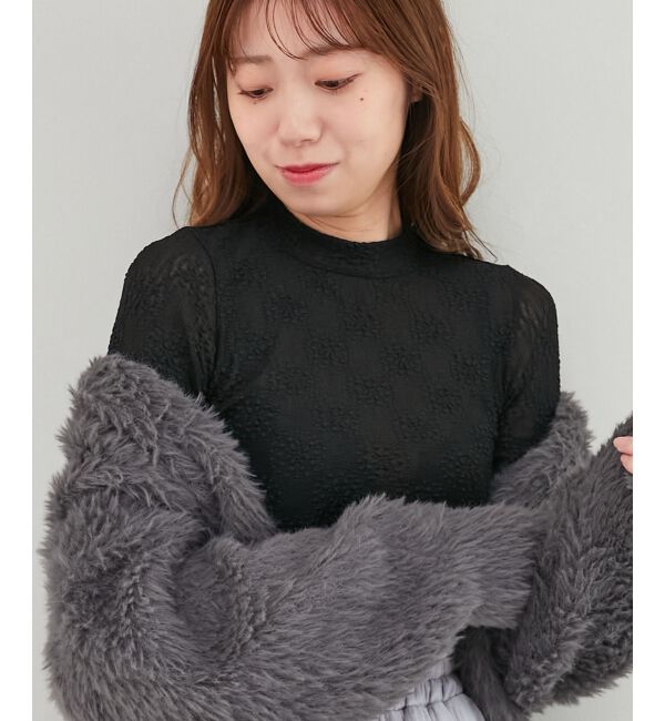 MAJESTICLEGON「ハイネックパターントップス」|Tシャツ・カットソー|