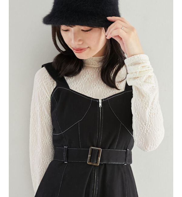 MAJESTICLEGON「ハイネックパターントップス」|Tシャツ・カットソー|