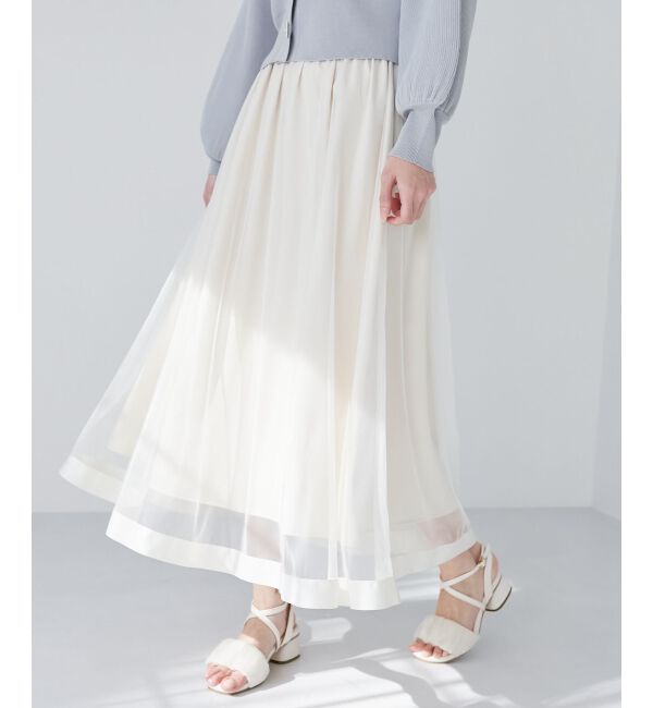 MAJESTICLEGON「パイピングチュールスカート」|スカート|