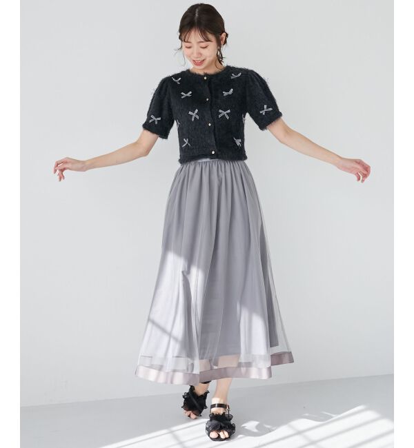 MAJESTICLEGON「パイピングチュールスカート」|スカート|