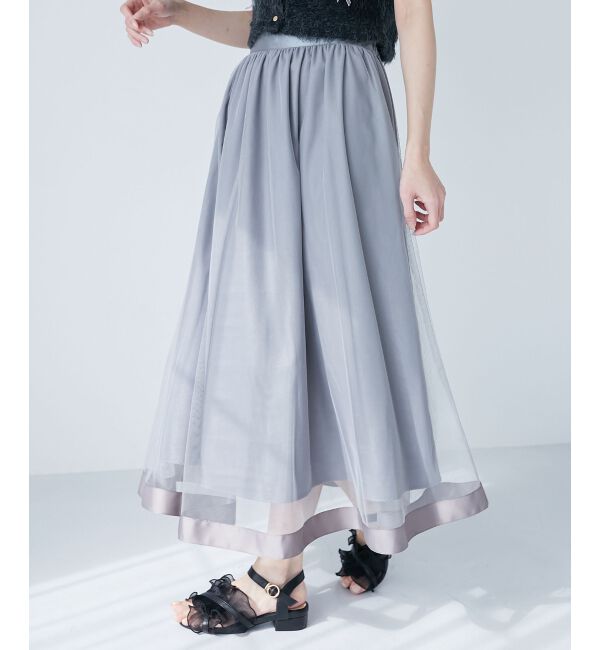 MAJESTICLEGON「パイピングチュールスカート」|スカート|