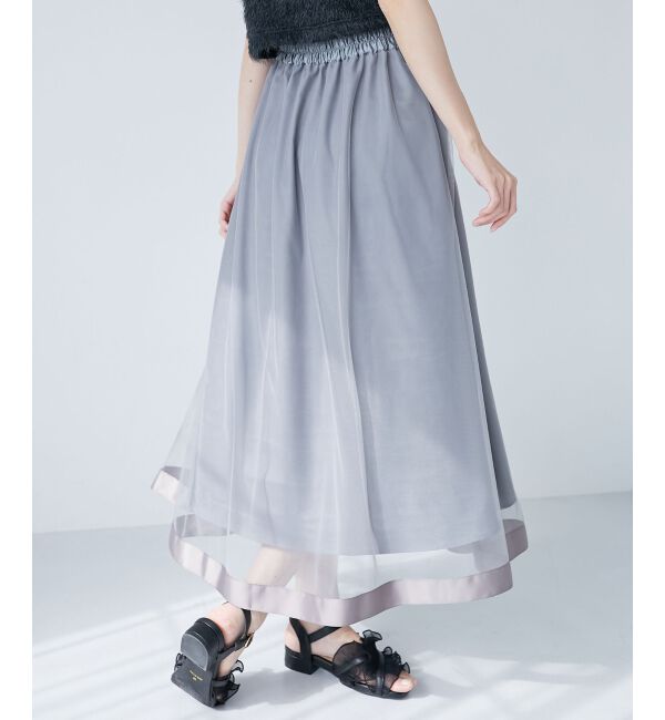 MAJESTICLEGON「パイピングチュールスカート」|スカート|