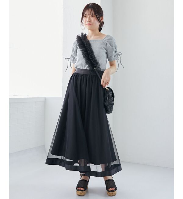MAJESTICLEGON「パイピングチュールスカート」|スカート|
