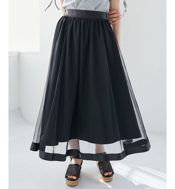 MAJESTICLEGON「パイピングチュールスカート」|スカート|