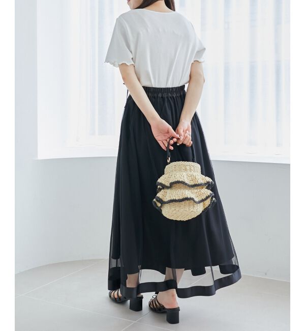 MAJESTICLEGON「パイピングチュールスカート」|スカート|