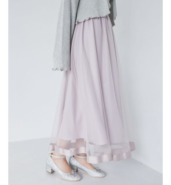 MAJESTICLEGON「パイピングチュールスカート」|スカート|