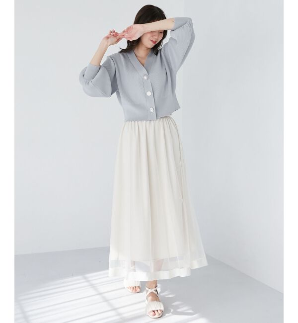 MAJESTICLEGON「パイピングチュールスカート」|スカート|