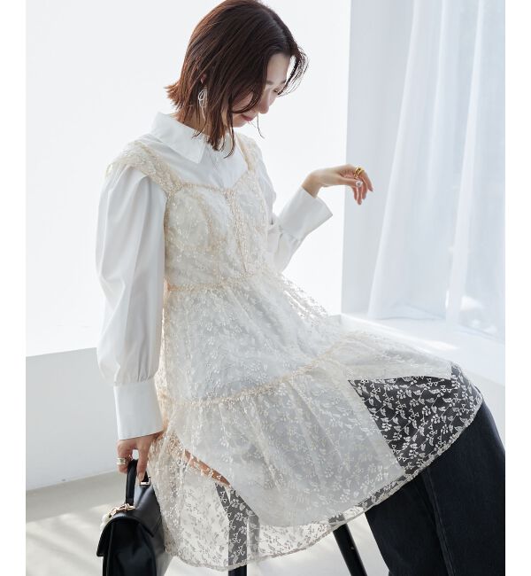 MAJESTICLEGON「シアーミニワンピ&シャツワンピSET」|ワンピース|