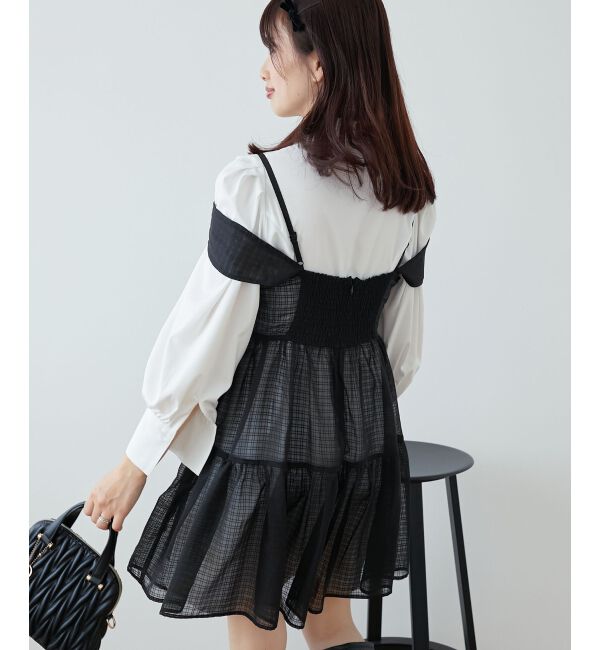 MAJESTICLEGON「シアーミニワンピ&シャツワンピSET」|ワンピース|