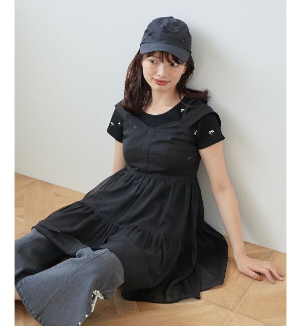 MAJESTICLEGON「シアーミニワンピ&シャツワンピSET」|ワンピース|