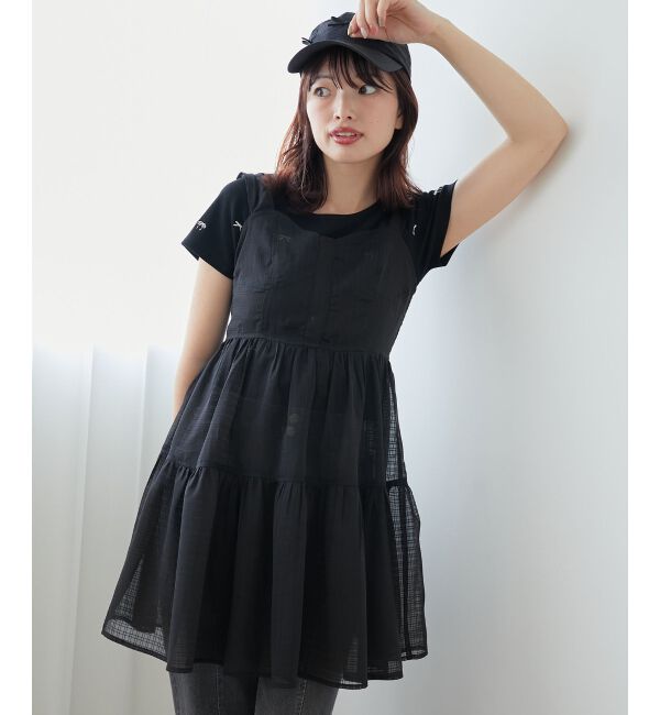 MAJESTICLEGON「シアーミニワンピ&シャツワンピSET」|ワンピース|