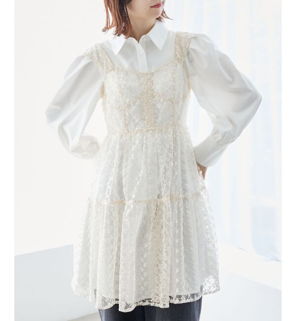 MAJESTICLEGON「シアーミニワンピ&シャツワンピSET」|ワンピース|