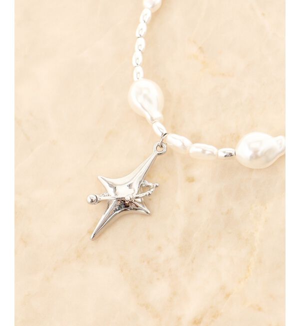 MAJESTICLEGON「モチーフパールネックレス」|ネックレス|