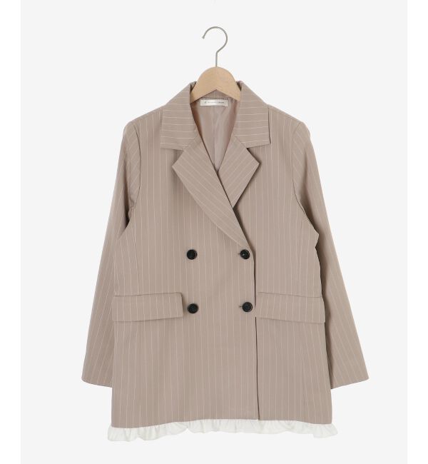 MAJESTICLEGON「バイカラーフリルトリムジャケット」|その他|