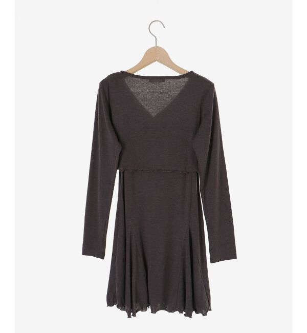  「カーデセット肩リボンキャミワンピ」|ワンピース|