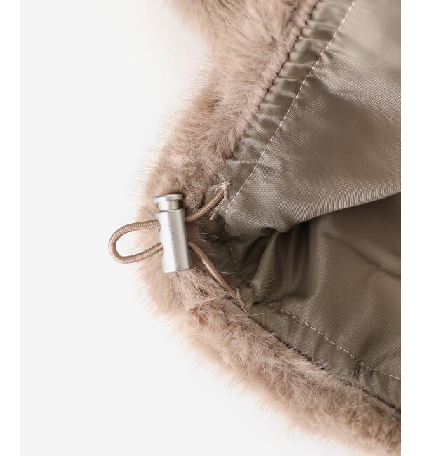  「ジップデザインファーブルゾン」|ブルゾン・スタジャン|