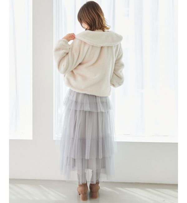  「ジップデザインファーブルゾン」|ブルゾン・スタジャン|