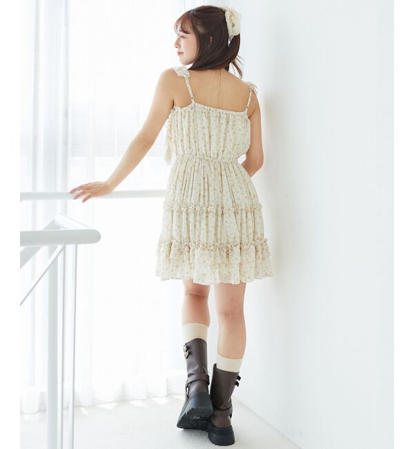  「ギャザーフリルミニワンピ」|ワンピース|