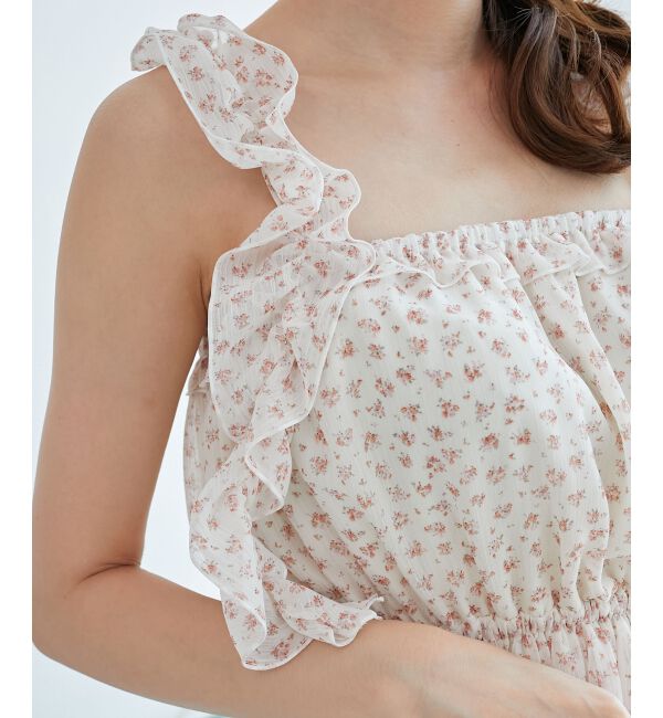  「ギャザーフリルミニワンピ」|ワンピース|