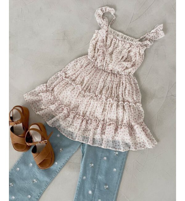  「ギャザーフリルミニワンピ」|ワンピース|