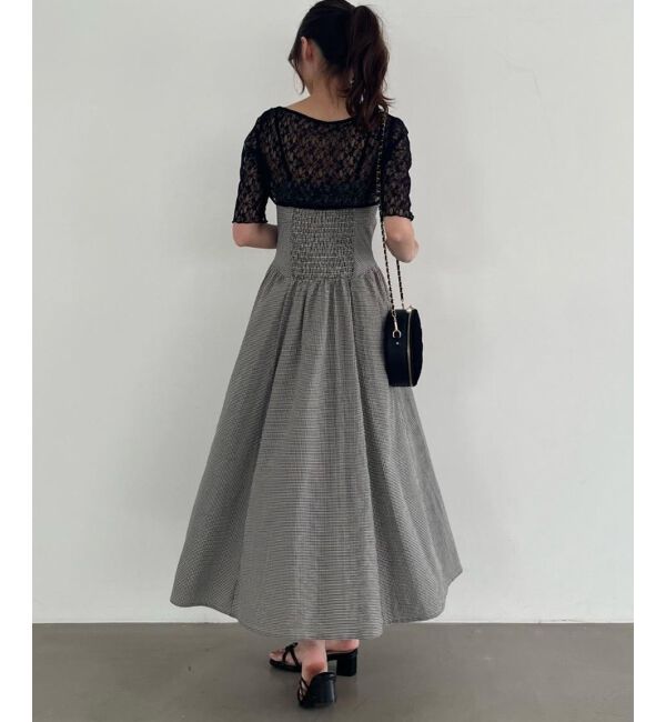  「トップスセットデコルテオープンワンピ」|ワンピース|