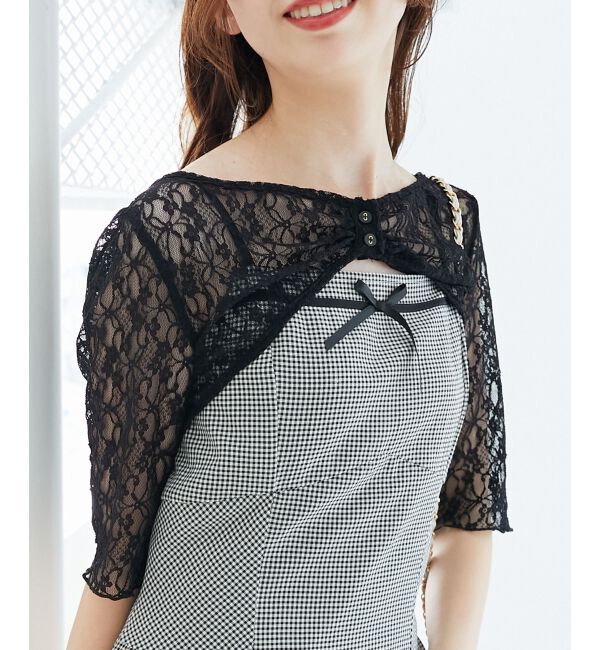  「トップスセットデコルテオープンワンピ」|ワンピース|