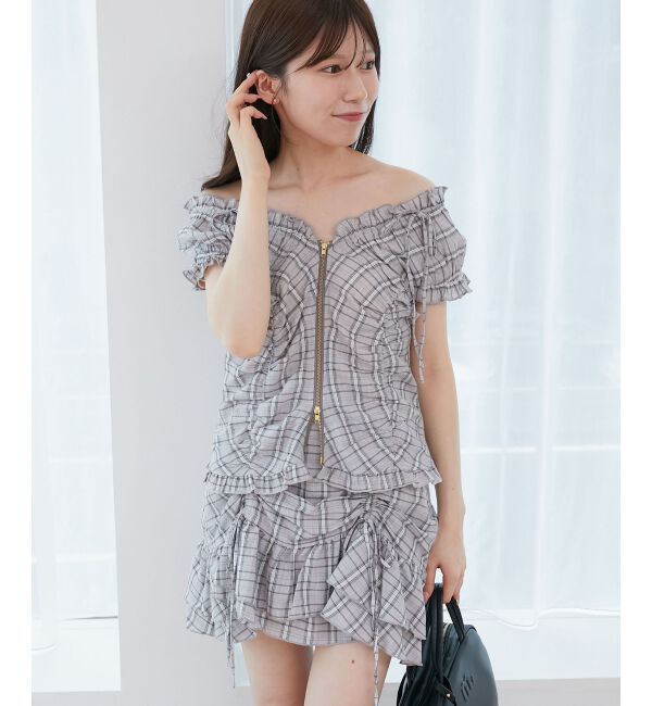  「ガーリーブラウス＆スカパンセット」|ワンピース|