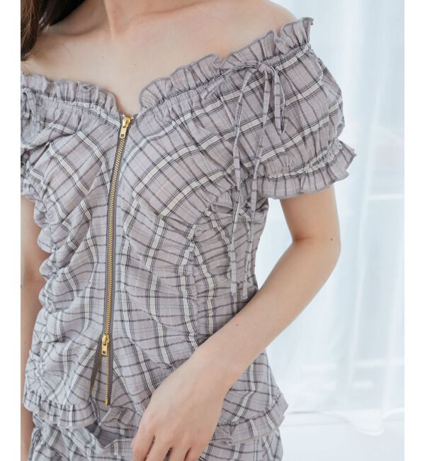  「ガーリーブラウス＆スカパンセット」|ワンピース|