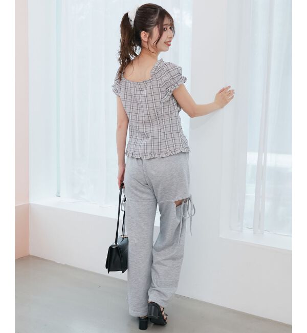  「ガーリーブラウス＆スカパンセット」|ワンピース|