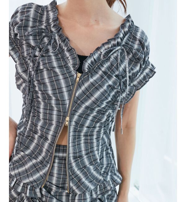  「ガーリーブラウス＆スカパンセット」|ワンピース|