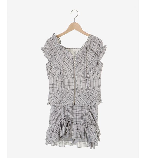  「ガーリーブラウス＆スカパンセット」|ワンピース|